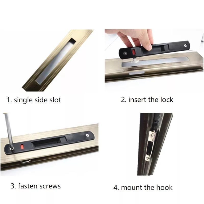 Chốt Sập Tự Động Cửa Nhôm Xinfa.