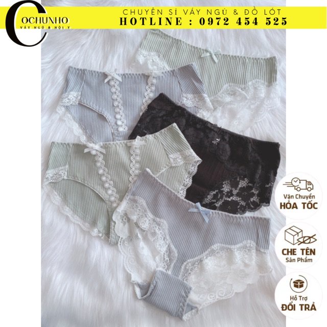 ♥️[Q11.HCM] ♥️ N1- QUẦN LÓT TÂM TRE PHỐI REN CAO CẤP- QUẦN CHÍP NỮ - CÔ CHỦ NHỎ CHUYÊN SỈ