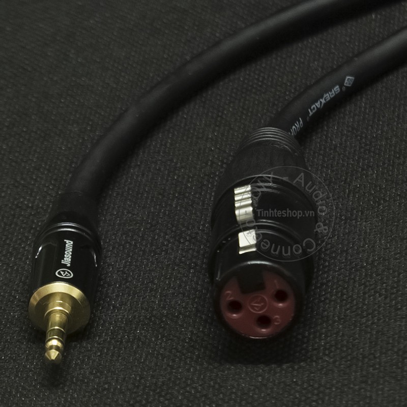 Cáp 3.5mm sang XLR balanced audio và microphone DIY 0.8M đến 5M