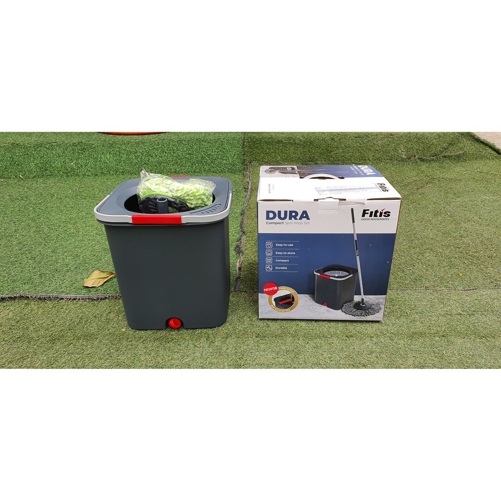 Bộ lau nhà Fitis Dura Cao Cấp - Inox 430 Vuông Tròn