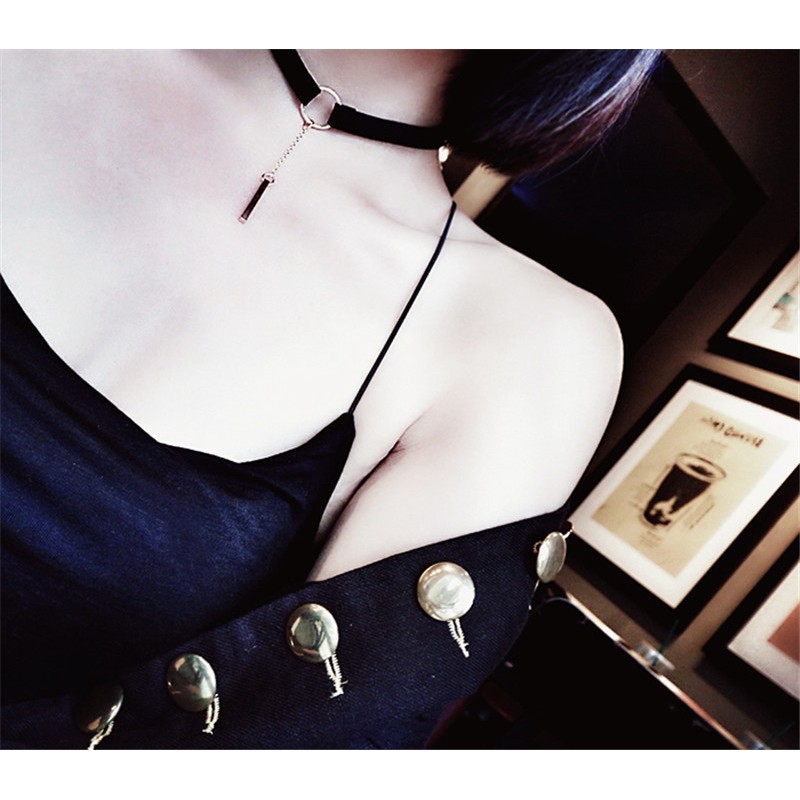SUXI Vòng cổ choker kiểu Hàn Quốc thời trang