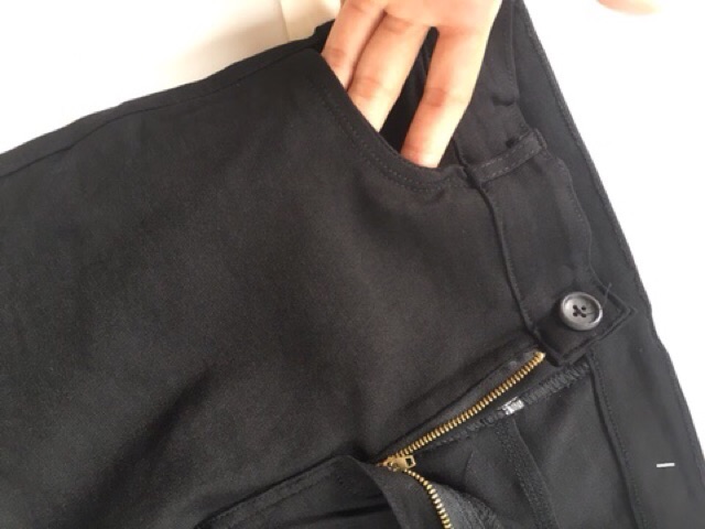 [ Mã FAGREEN55 giảm 10% tối đa 30K đơn 99K] Quần skinny cạp khoá chất liệu kaki chun co dãn( gỗ) | BigBuy360 - bigbuy360.vn