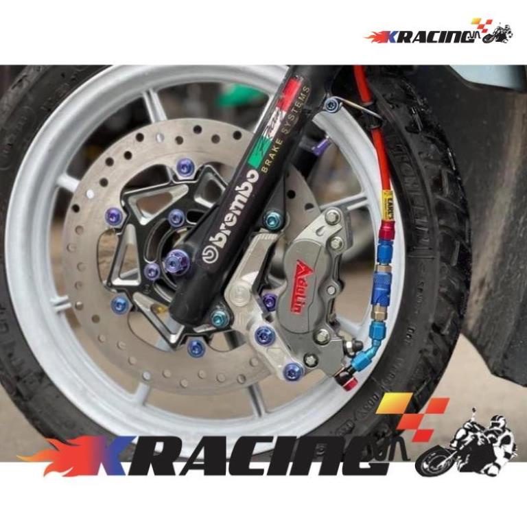 Hàng chất lượng Dây dầu Hel bấm đầu Earl's có ngắt dầu gắn xe máy 123