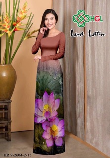 Vải áo dài lụa latin 250k/áo, 350k/bộ