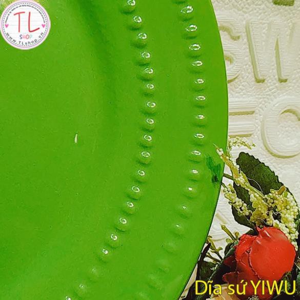 DĨA SỨ YIWU HỌA TIẾT  NỔI