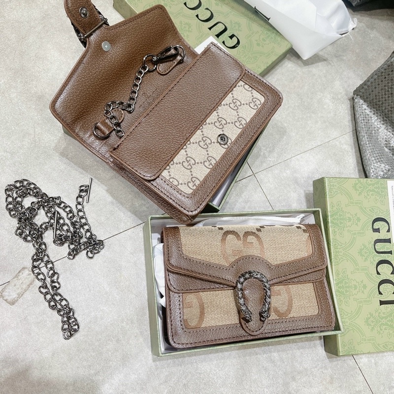 Túi chư GGG đeo chéo size 18cm full hộp cực xinh