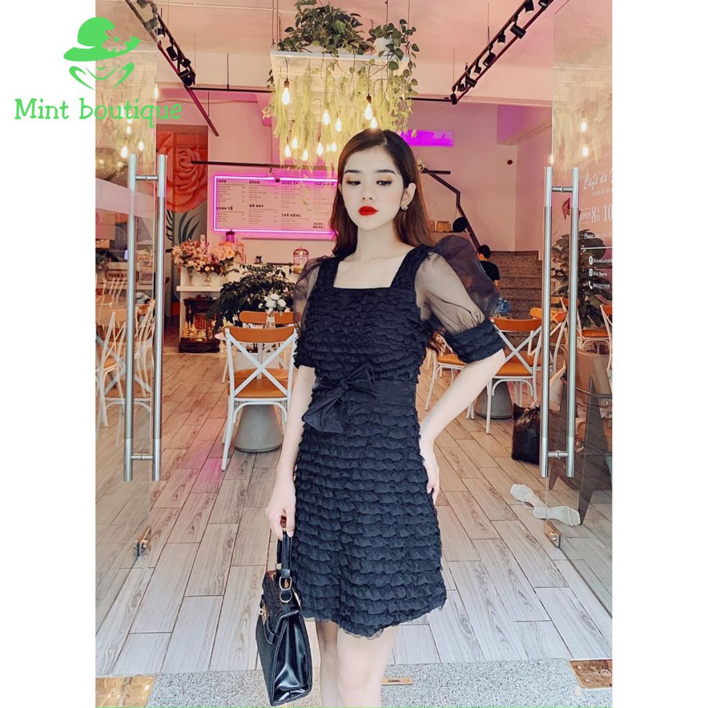 Đầm đi tiệc - Đầm thiết kế - Đầm đen