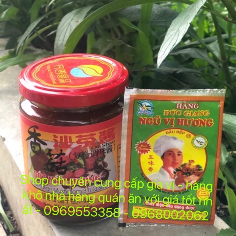 - SỐT NẤM HƯƠNG 225G - tặng 1 gói gia vị ngũ vị hương