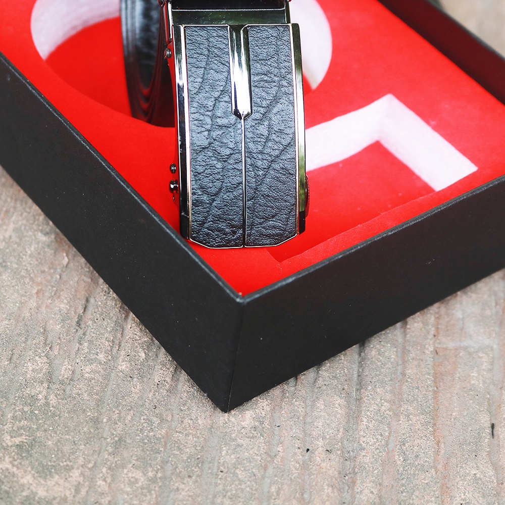 Dây thắt lưng nam da voi cao cấp - full box - hàng chính hãng HK.STORE - sang trọng đẳng cấp.