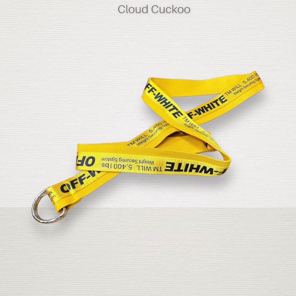 Thắt Lưng Ulzzang Vải Dù Siêu Chắc Chắn Mầu Vàng- Mã Số: TL18