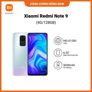 Hàng chính hãng Digiworld | Điện Thoại Thông Minh XIAOMI REDMI NOTE 9 | 4G | 128G