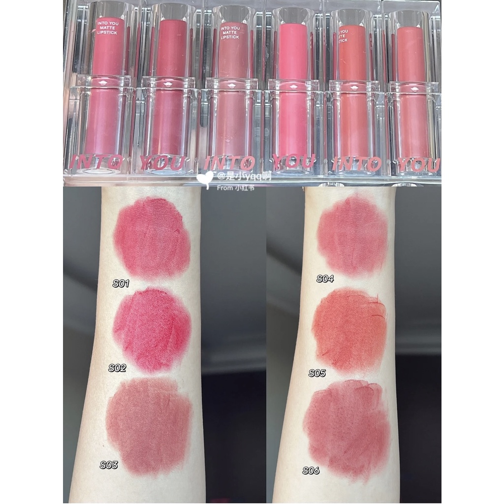 Son Môi IntoYou S06 Nhung Lì Nhẹ Nhàng Nhẹ Nhàng Mềm Mịn Như Nhung Miscellaneous Hàng Ngày Cho Bạn Gái Yujie