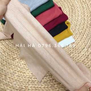 Áo len cổ 3p
