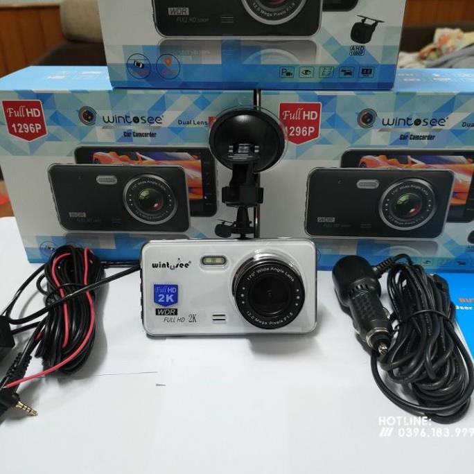 Camera hành trình ô tô Wintosee V8 gps màn hình 4 Inch 2K Siêu nét - Dual Camera | BigBuy360 - bigbuy360.vn