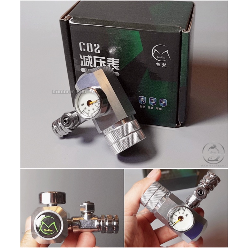 Van Cơ MUFAN - Van Tinh Chỉnh CO2 Mufan Có Đồng Hồ Báo Áp Suất