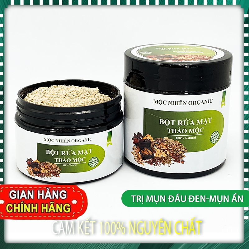 Bột rửa mặt Thảo Mộc-Giảm mụn ẩn,mụn đầu đen,sạch chân lông.