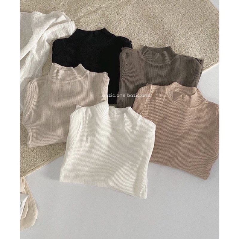 Áo len dài tay, áo len giữ nhiệt vải co dãn 4 chiều phong cách hàn quốc - Almaz Fashion