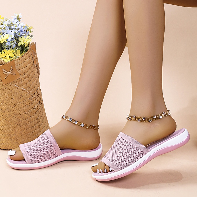 Big Size 35-43 Dép Nữ Vải Dệt Thời Trang