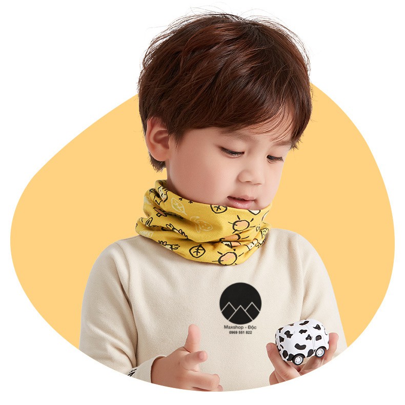 Khăn ống cho bé, khăn ống, khăn ống cho bé trai, khăn ống cotton cho bé, khăn ống đa năng trẻ em giữ ấm bảo vệ sức khỏe