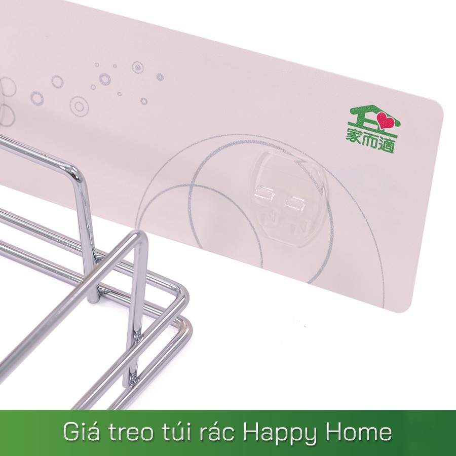 [Hàng chính hãng] Giá treo túi rác bằng Inox - Happy Home