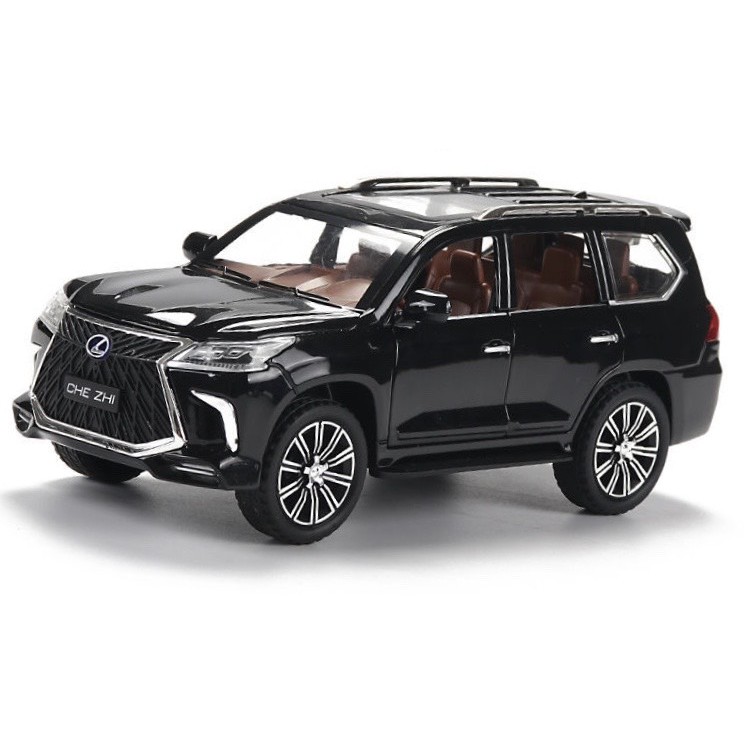 MÔ HÌNH XE LEXUS LX570 1:24 2020 MỚI NHẤT MÀU ĐEN