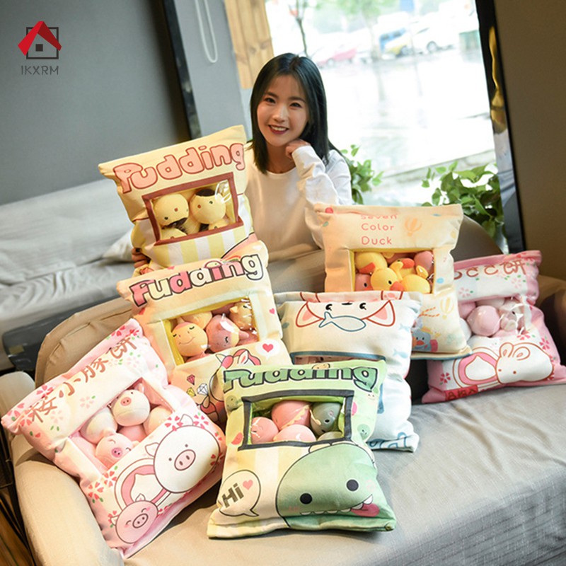 Đồ chơi nhồi bông Hình Bánh Pudding Cho Văn Phòng