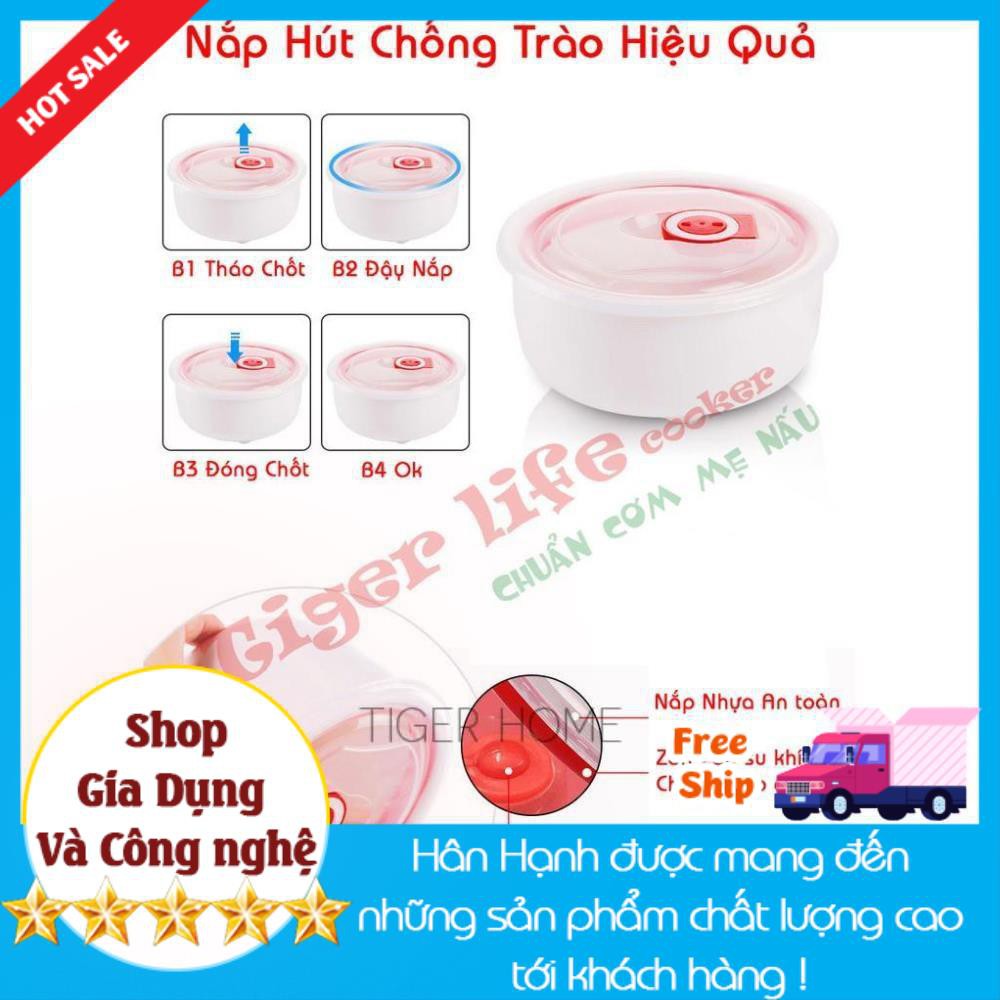 Hộp Cơm Hâm Nóng và Nấu Cơm 3 Tầng, Cao Cấp Tặng kèm Túi Xách, Bộ Đũa Thìa bh 1 đổi 1 model 2021