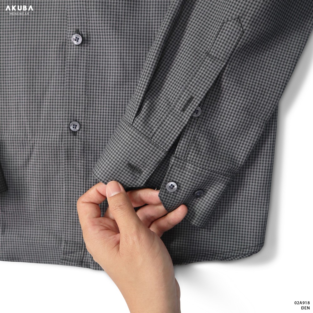 Áo Sơ Mi Nam Công Sở Tay Dài Cao Cấp AKUBA | 02A918 | BigBuy360 - bigbuy360.vn