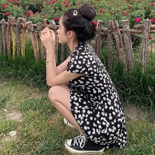 ĐẦM HOA CÚC CỔ DANTON - DAISY7 DRESS