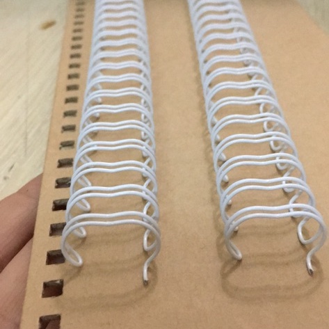 10 Cây Lò Xo Gáy Kẽm Đóng Sổ, Lịch - KT :14,3 mm (9/16") Bước 3:1 - Cắt Số Mắt Theo Yêu Cầu
