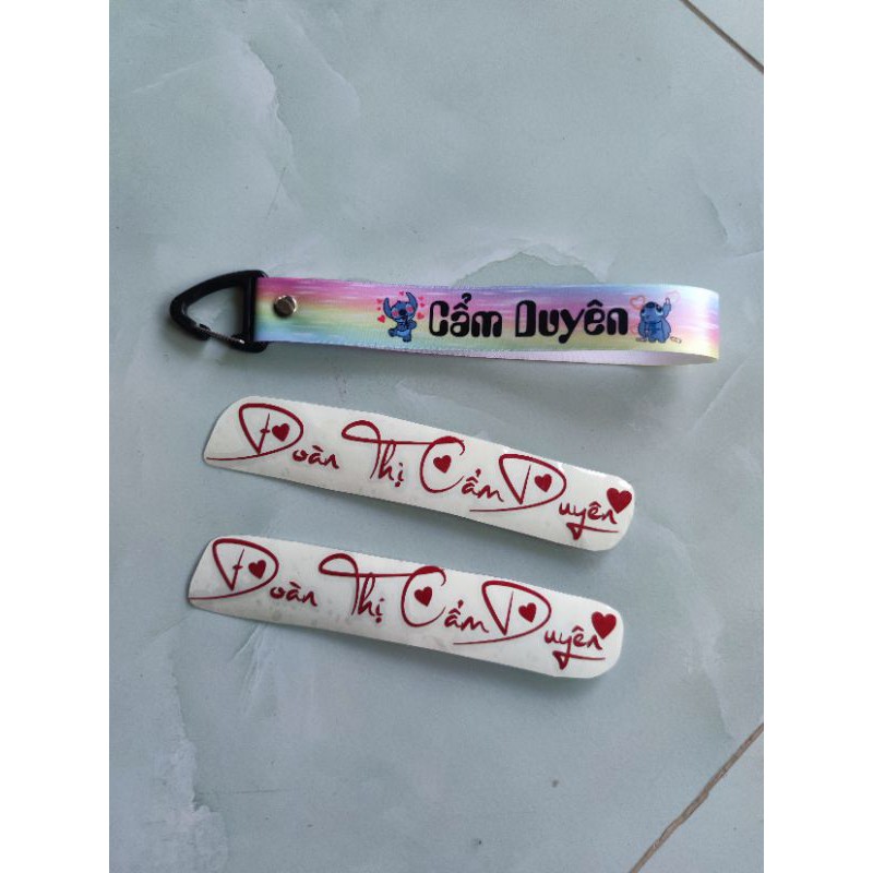 Tem decal chữ ký Phản quang