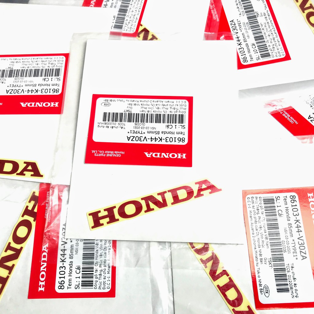 Tem chữ Honda 85mm