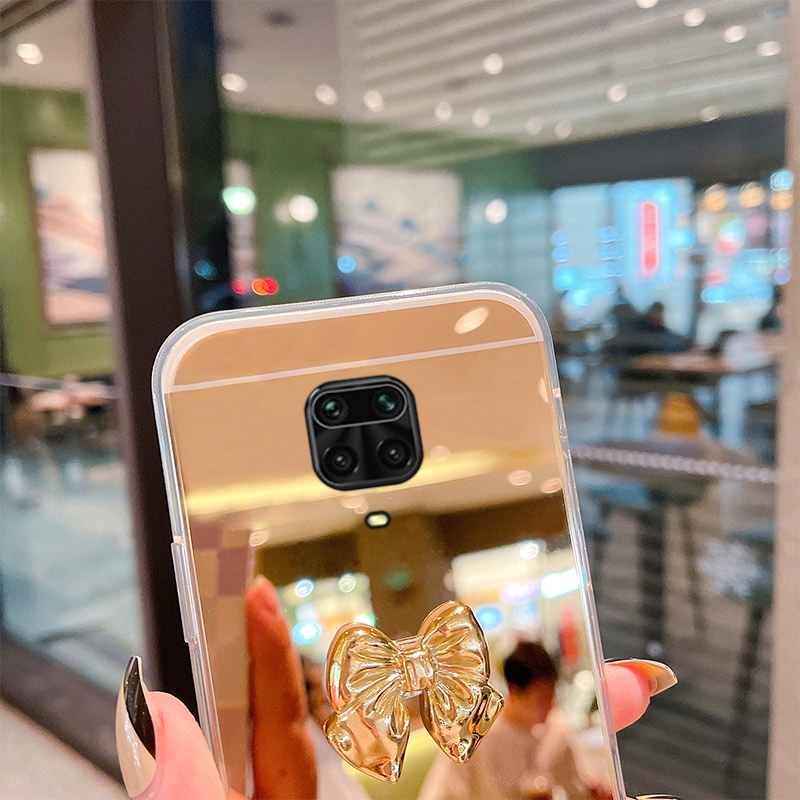 Ốp Điện Thoại Tráng Gương Viền Mềm Cho Xiaomi Redmi Note 9S Note 9 Pro Max