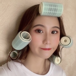 [ 2 Lớp ] Lô Cuốn Uốn Tóc Mái Bay Tự Dính