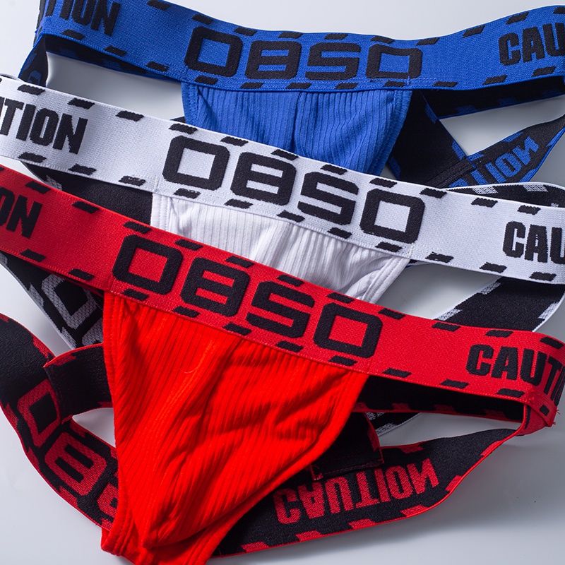 ORLVS Quần Lót Nam Lọt Khe Dây Đan Chéo Bằng Cotton Thoải Mái Thời Trang BS3211