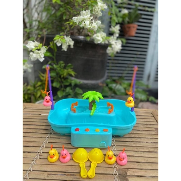 Bộ câu cá Go fishing có nhạc , xoay nước hkm ENFA