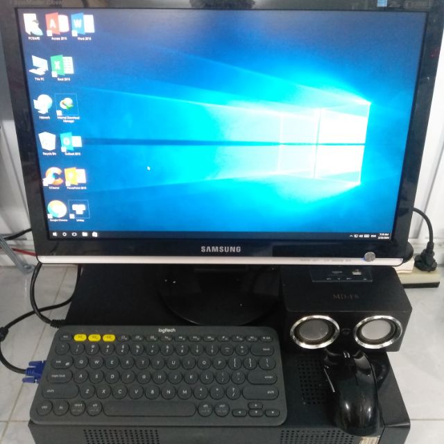 Nguyên Dàn Máy Vi Tính Cấu Hình Khũng Long Chạy CPU i3 Ram 6GB HDD 500GB Car Màn Hình 2GB + Màn Hình LCD Sam Sung 20in.