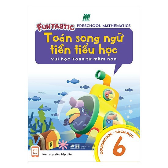 Sách - Toán Song Ngữ Tiền Tiểu Học - Sách học 6