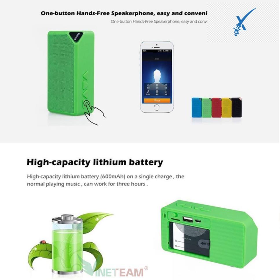 ( Hàng nhập khẩu ) Loa Bluetotoh X3 Pro cao cấp Loa Siêu Trầm