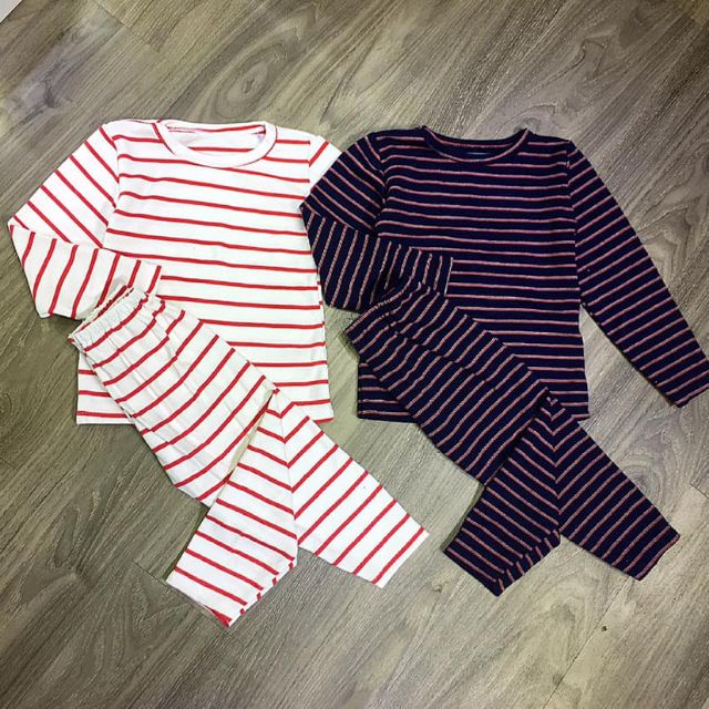 Combo bộ kẻ cotton 4c