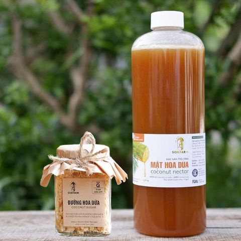 Mật Hoa Dừa sokfarm 1.25Kg/ chai siêu tiết kiệm
