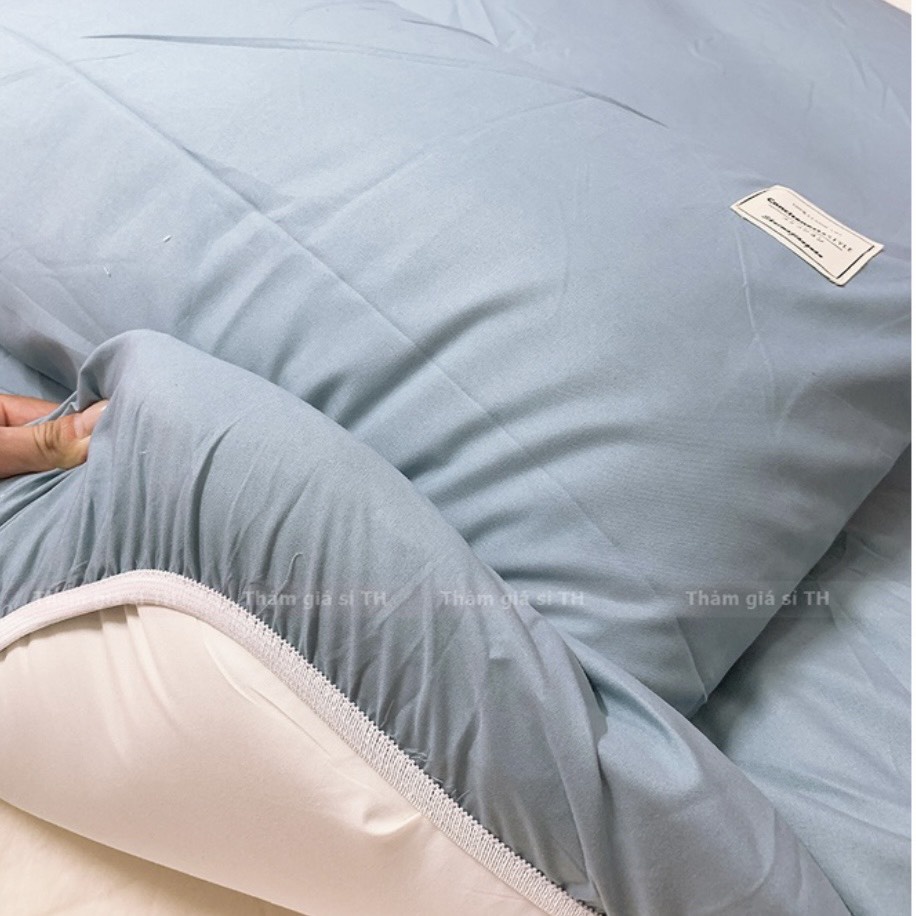 Bộ GA BỌC NỆM TOPPER LOẠI TRƠN Và Vỏ Gối Bảo Vệ Nệm Bông Hàng Nhập Cam Kết Chất Lượng - Đủ Kích Thước