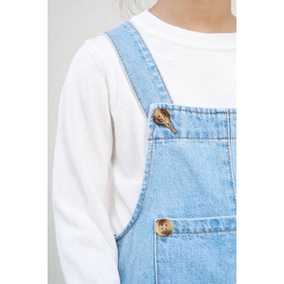 Váy Yếm Cho Bé Gái , Váy Jeans Dáng Suông Rộng Túi Bụng Cá Tính Thương Hiệu YODY KID4341