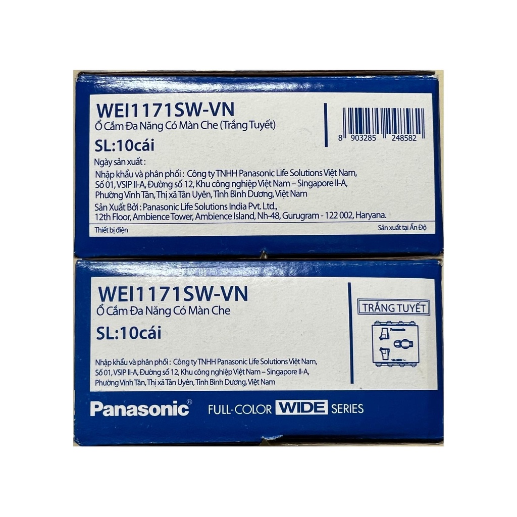 Ổ Cắm Đa Năng Chống Nước Loại Vuông Panasonic