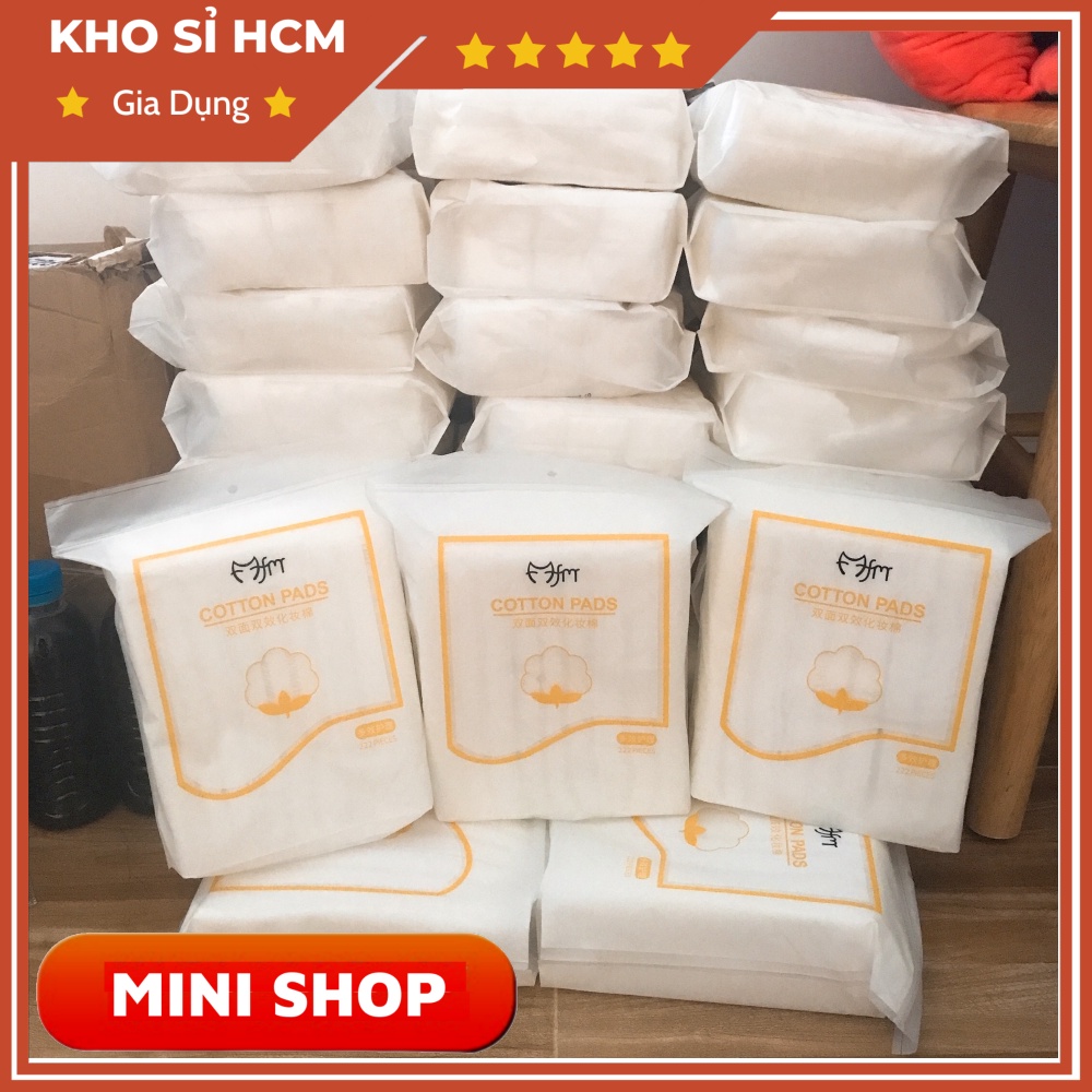 Bông TẩyTrang Cotton Pads 222 Miếng MINISHOP H079