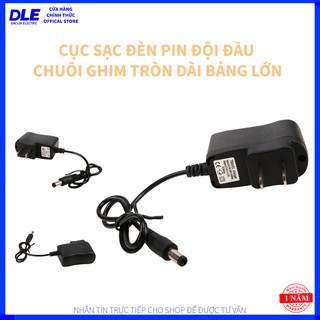 [HÀNG THÁI] CỤC SẠC ĐÈN PIN ĐỘI ĐẦU - CHUÔI TRÒN DÀI BẢNG LỚN