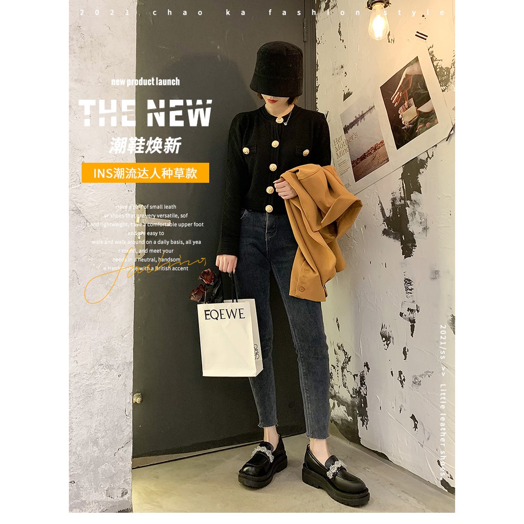 Giày Đế Dày Thời Trang Mùa Xuân Anh Quốc Dành Cho Nữ 2021 | BigBuy360 - bigbuy360.vn