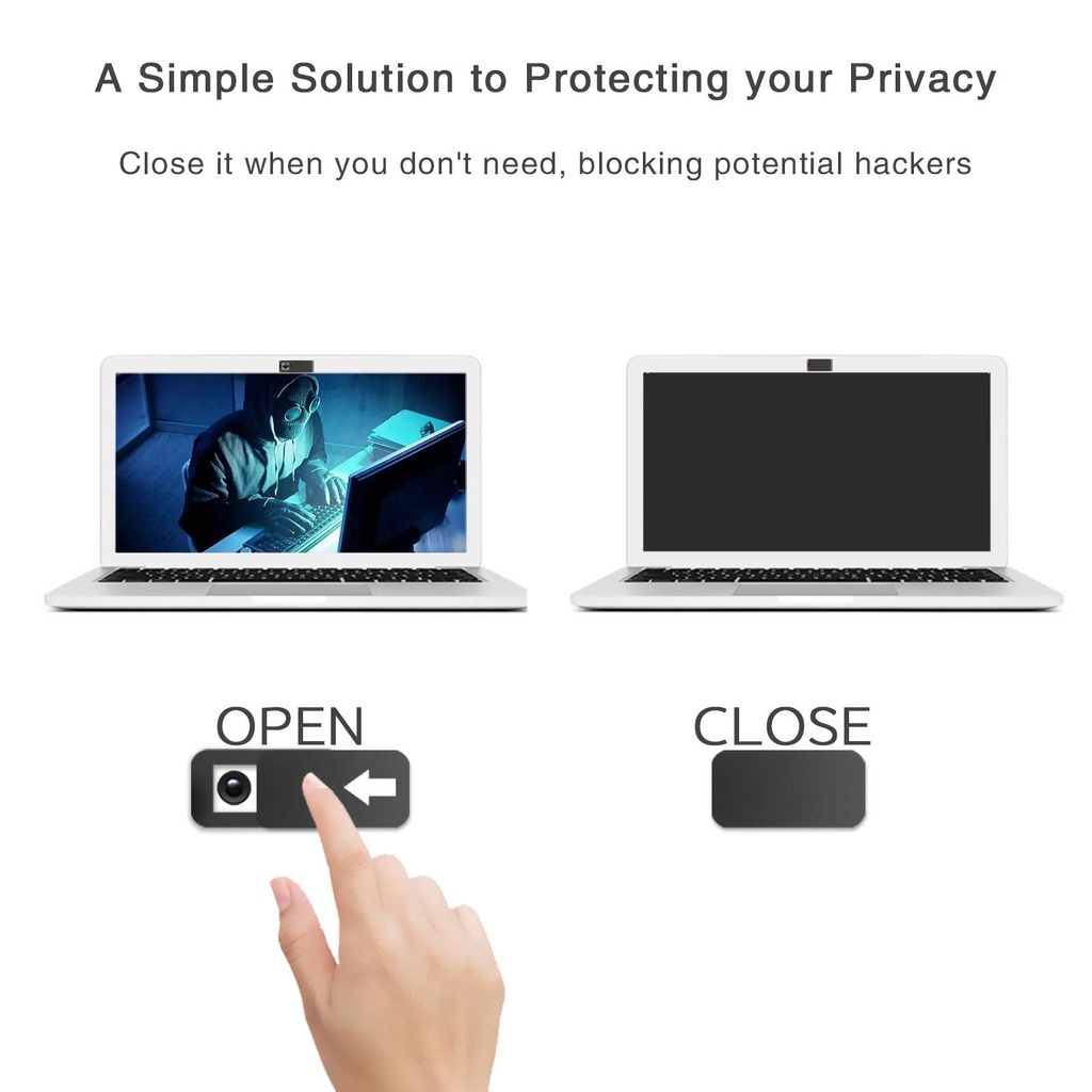 Miếng Dán Che Ống Kính Máy Ảnh Bằng Nhựa Siêu Mỏng Dạng Trượt Cho Tablet Ipad Điện Thoại PC Laptop