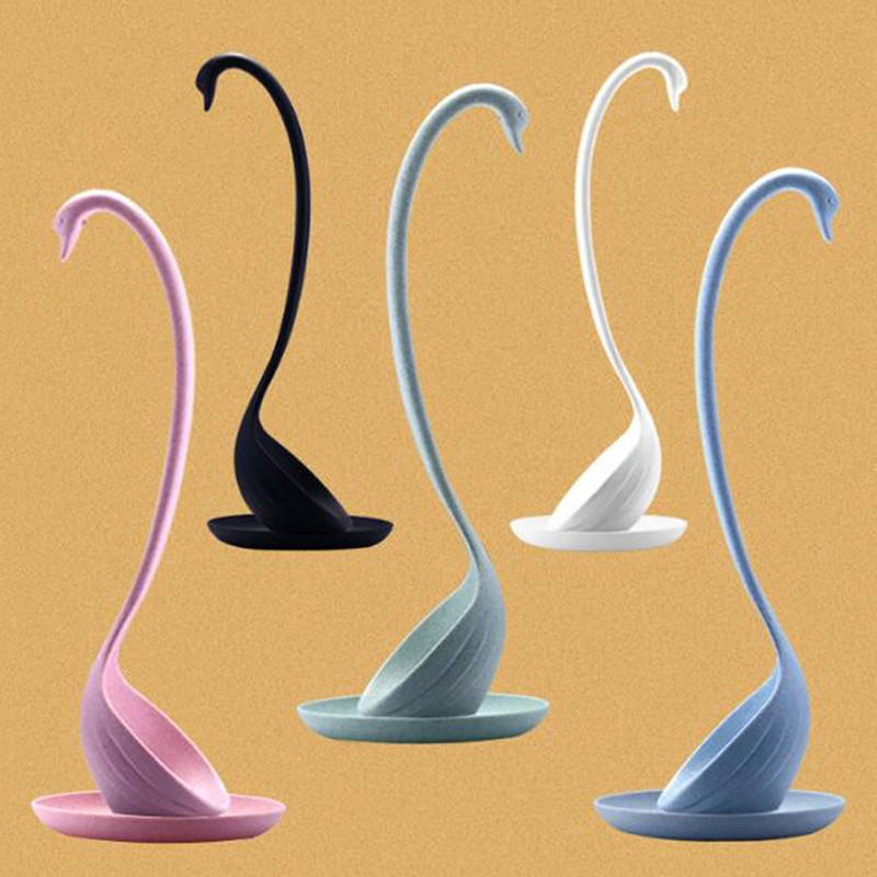 Muỗng Múc Canh Cán Dài Hình Thiên Nga