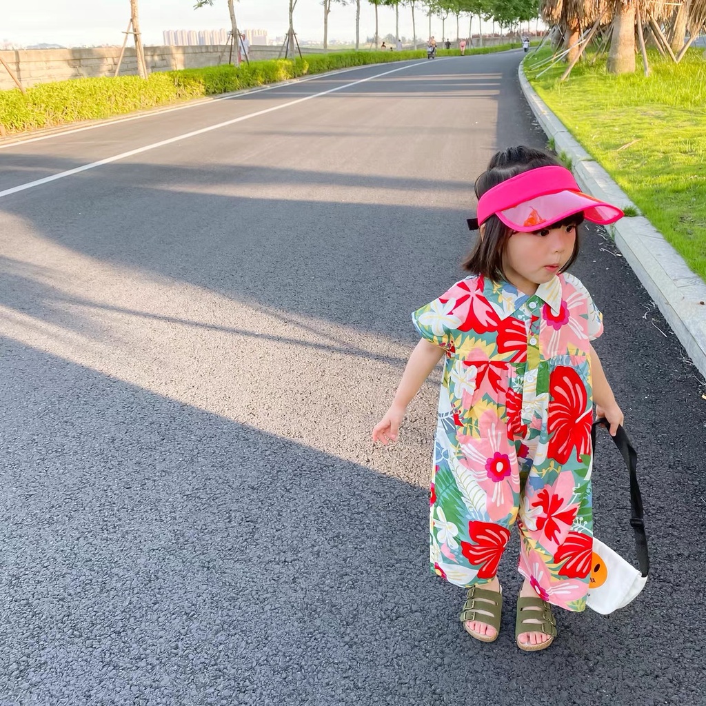 Mũ lưỡi trai trong suốt hở chóp phong cách Hàn Quốc thời trang cho bé